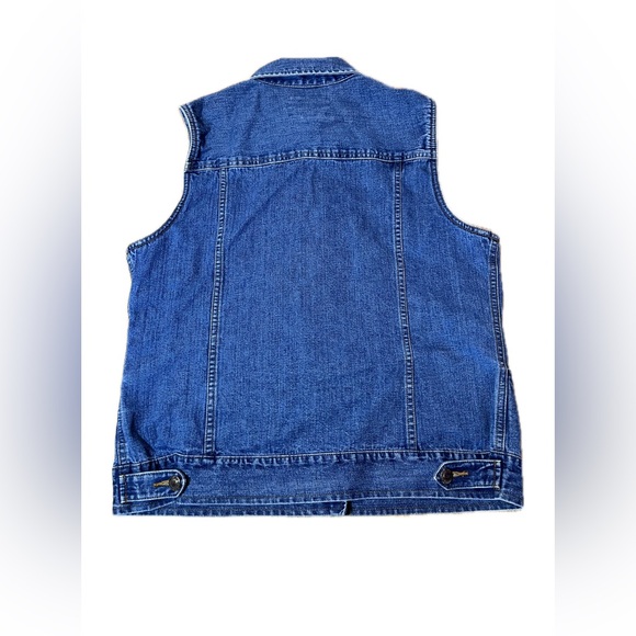 St John's Bay Women’s Vintage Indigo Jean Blue Size Medium Western, Retro - Picture 2 of 13